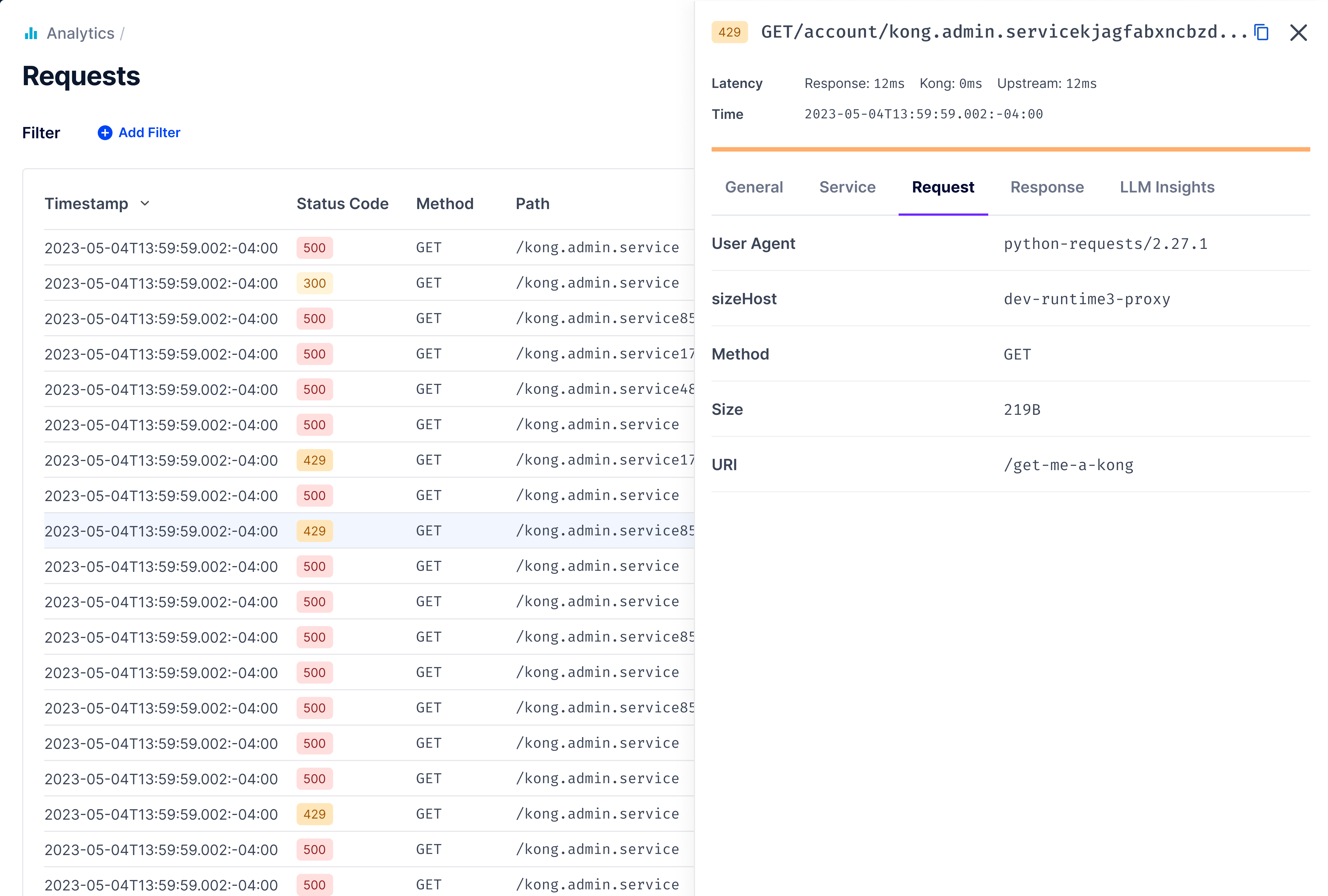 api requests